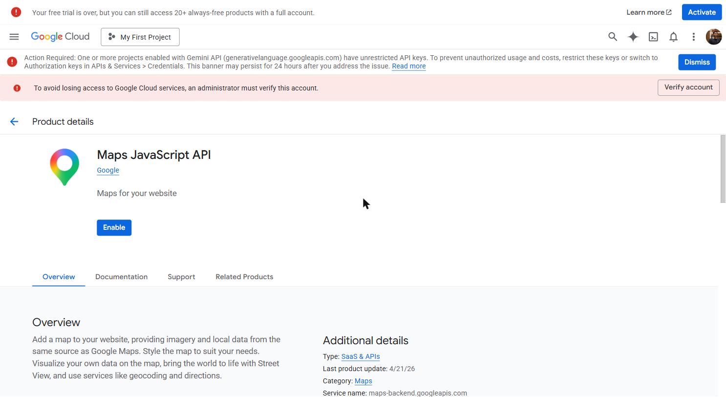 Maps JavaScript API overview