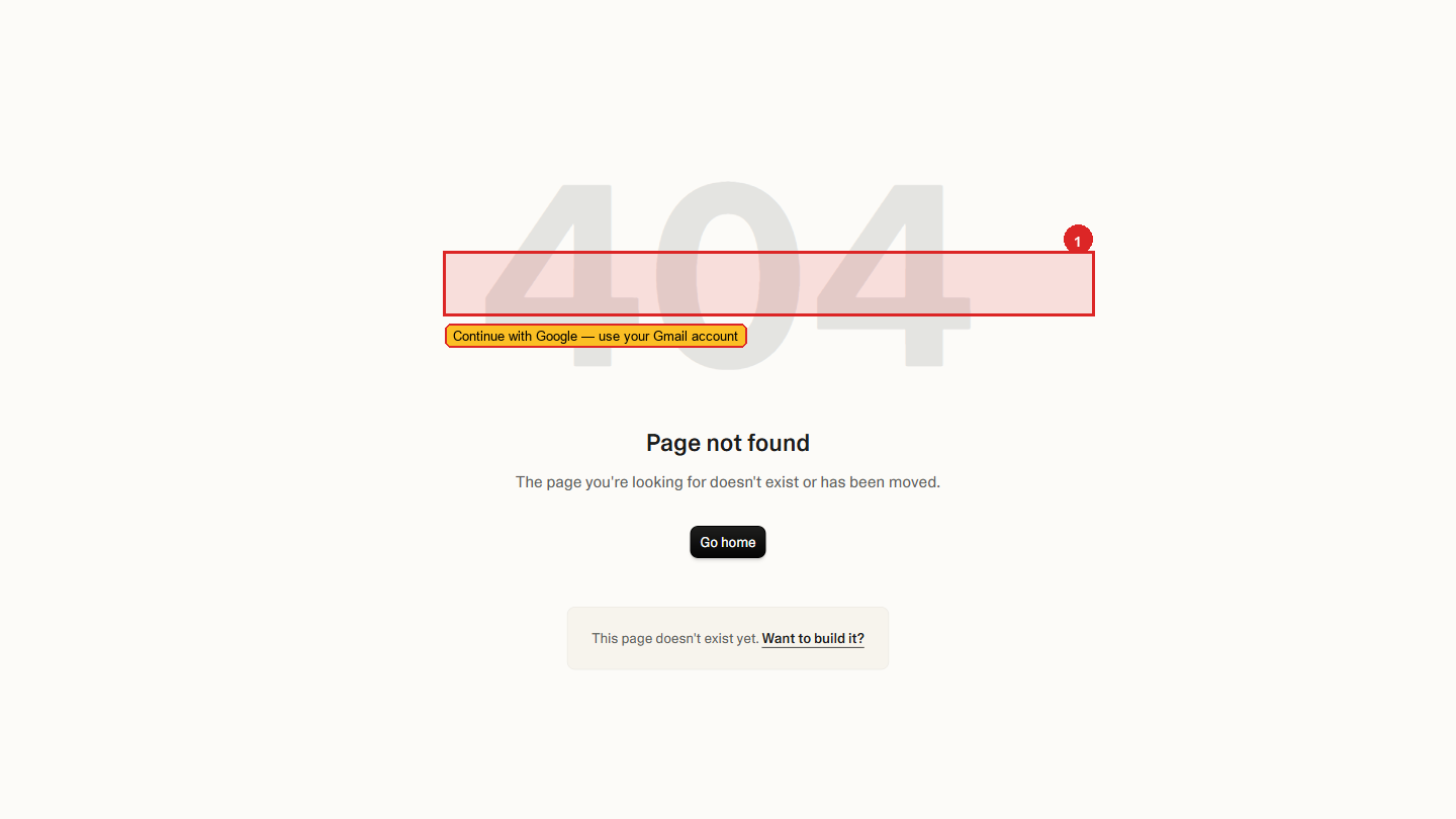 Lovable sign-in screen — use the same Gmail as the rest of your training